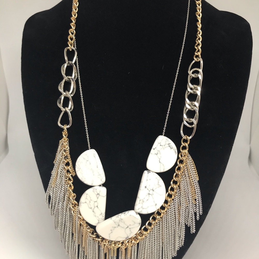 Mia Croft by Kim Min Sun double necklace